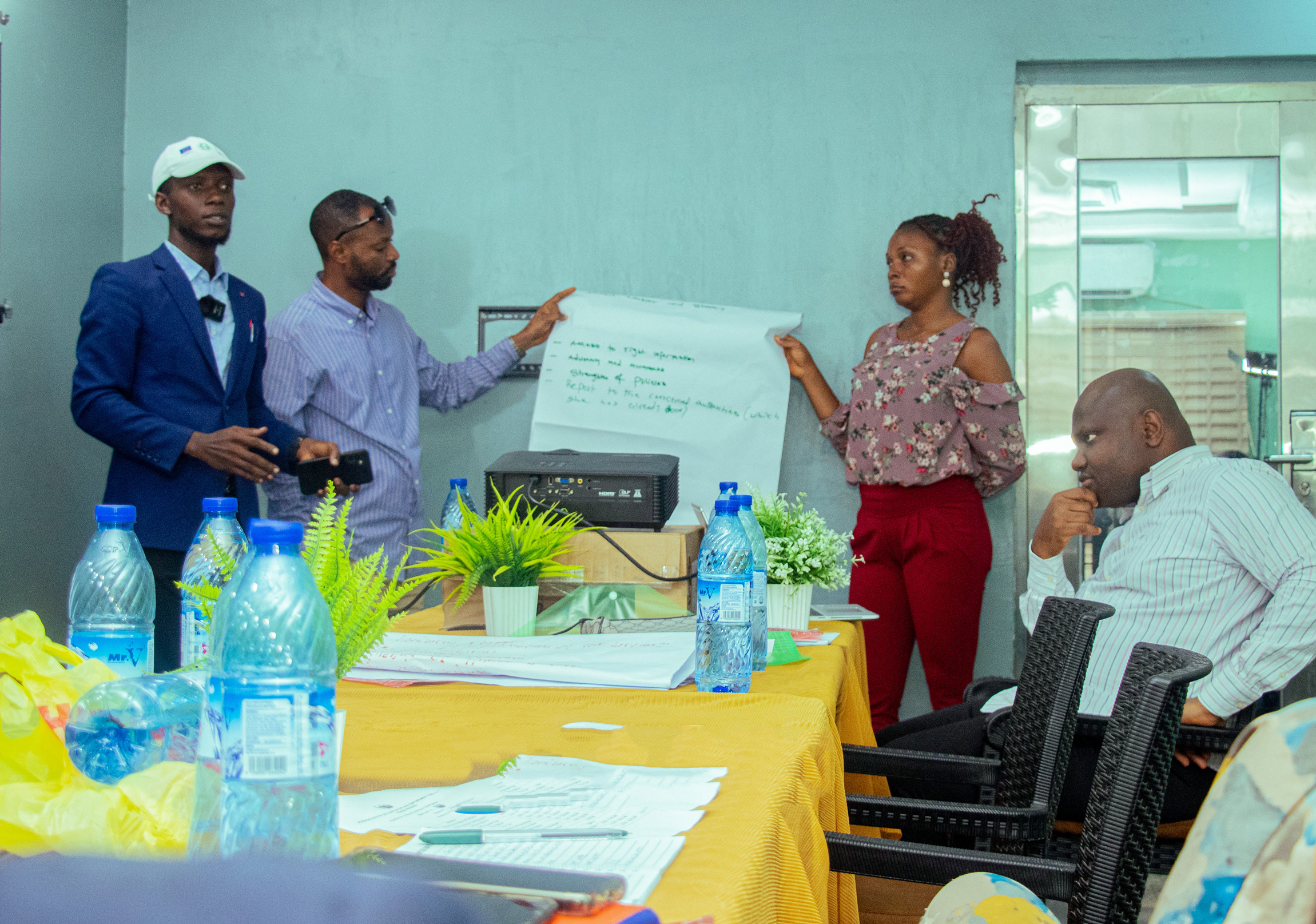 Sensitization of over 100 community members on human rights, sex violation and reporting channels